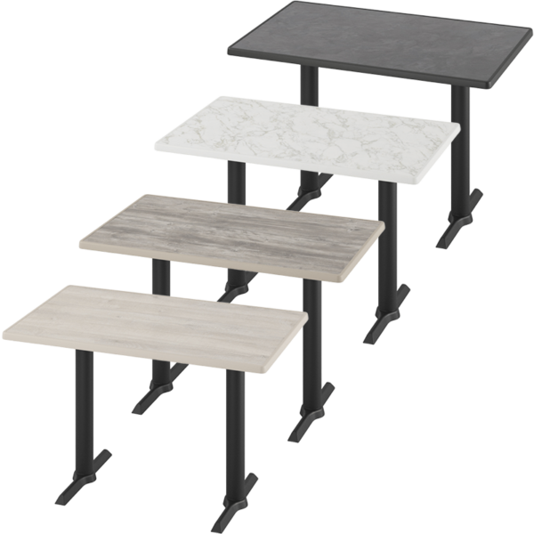 Ferrea bord med rektangulär 115×70 cm skiva