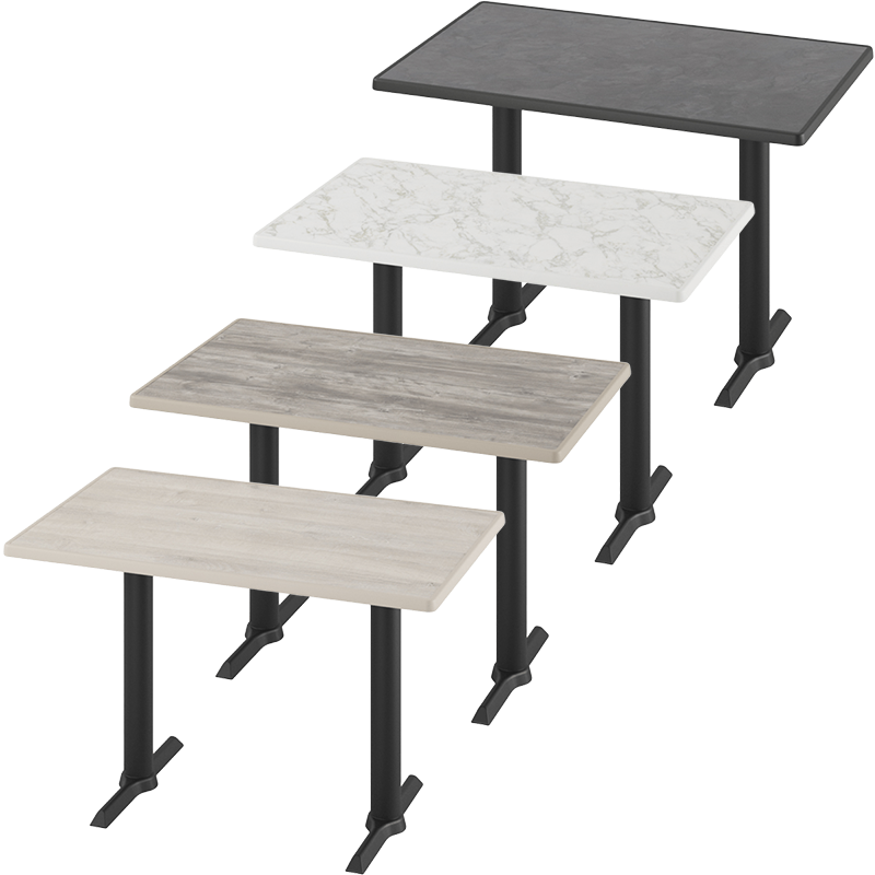 Ferrea bord med rektangulär 115×70 cm skiva