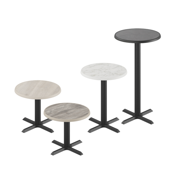 Ferrea bord med rund Ø60cm skiva