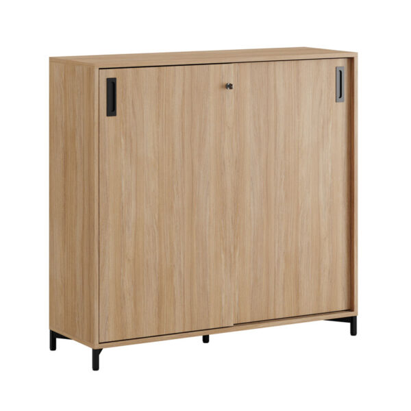 Skjutdörrskåp 120x40x107,5cm Urban oak stomme och dörrar