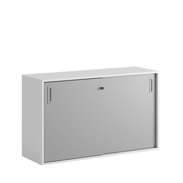Skjutdörrskåp 120x40x72cm grå