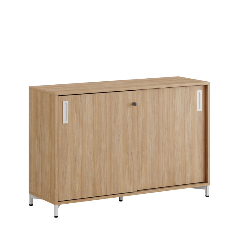 Skjutdörrskåp 120x40x72cm Urban oak stomme/urban oak dörrar