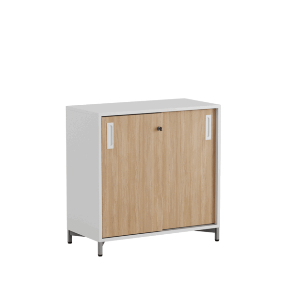 Skjutdörrskåp 80x40x72cm ek