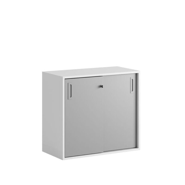 Skjutdörrskåp 80x40x72cm grå